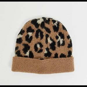ASOS cheetah beanie